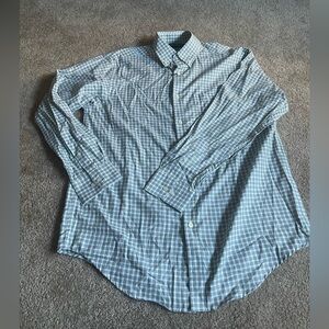 NWT Men’s Green Plaid Button Down